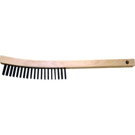 PFERD 7-1/2 in L Handle, 6-1/4 in L Brush, Hardwood 85002